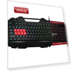 Клавиатура A4Tech B3590R Black-Red USB