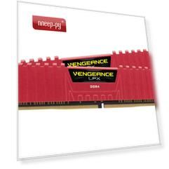 Модуль памяти Corsair Vengeance LPX Red DDR4 DIMM 2666MHz PC4-21300 CL16 - 8Gb KIT (2x4Gb) CMK8GX4M2A2666C16R