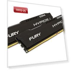 Модуль памяти Kingston HyperX Fury DDR4 DIMM 2666MHz PC4-21300 CL15 - 8Gb KIT (2x4Gb) HX426C15FBK2/8