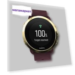 Смарт-часы Suunto 3 Fitness черные/золотистые/красные