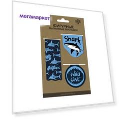 Набор закладок магнитных для книг 52165 / 100 АКУЛА Феникс+