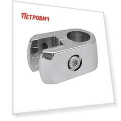 Соединитель труба-панель к системе Joker d25 мм хром