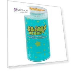 Лизун «Slime» Clear-slime Голубая мечта с ароматом грейпфрута, 250 г