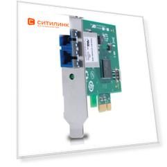 Сетевой адаптер Gigabit Ethernet ALLIED TELESIS AT-2911SX/SC-001 PCI Express x1