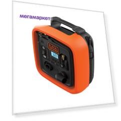 Компрессор автомобильный Black&Decker ASI400-XJ, 12В, 160PSI