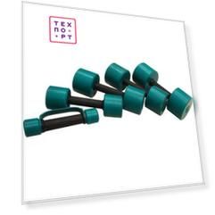 Гантель обрезиненная MB Barbell ''Фитнесс'' 4,0 кг (цветная)