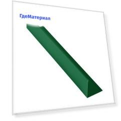 Планка угловая внешняя Aquasystem стальная Pu Ral 6005 2000 мм