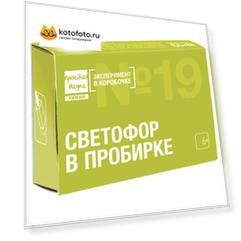 Набор для опытов и экспериментов Эксперимент в коробочке. Светофор в пробирке, ПРОСТАЯ НАУКА, exbox-0319