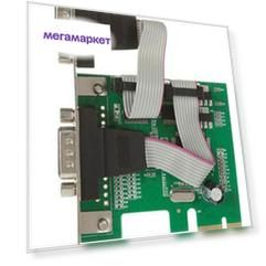 PCI-E Контроллер ASIA PCIE 2S MS9922, 2xCOM, Bulk (COM 2PORT)
