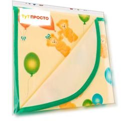 Клеенка подкладная 0,5*0,7м Колорит пвх окантована тесьмой