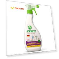Средство для мытья окон Synergetic 500мл гипоаллергенно нейтральный запах