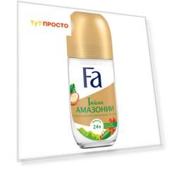 Дезодорант Fa 50мл ролик ритмы бразилии тайна амазонии