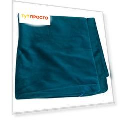 Наволочка Save&Soft бирюзовая 40*40см