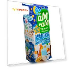 Каша молочно-злаковая  Ам-Ам 210г 2,5% с 6-ми месяцев