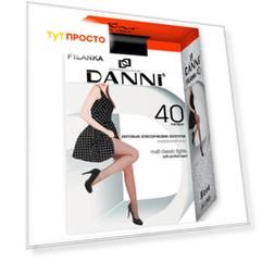 Колготки Danni филанка 40ден загар р.4