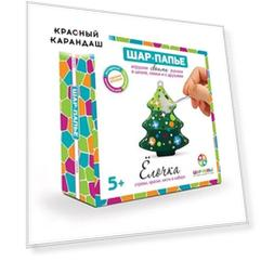 Набор для творчества Шар-Папье "Елочка" со стразами