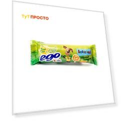 Батончик злаковый Ego Kids 25 г карамельная глазурь