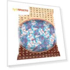 Карамель Лакомка супер молочная 250г с желейной начинкой