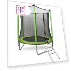 Батут Oxygen Fitness Standard 6 ft outside (Light green)
