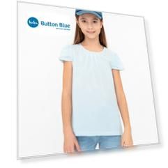 Хлопковая блузка Button Blue