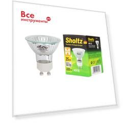 Галогенная лампа sholtz софит 35вт gu10 2800к mr16 220-240в стекло hmr2035