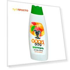 Шампунь для собак  и щенков Good Dog  250мл абрикос fg02108