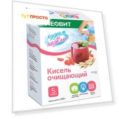 Кисель очищающий 20г леовит