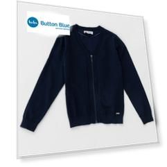 Синий тонкий кардиган Button Blue