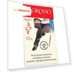 Гольфы мужские филороссо профилактика 50 den 1 класс черный р.2