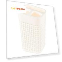 Подставка для зубных щеток Plast team Oslo 11,5см молочный pt1344мл-36