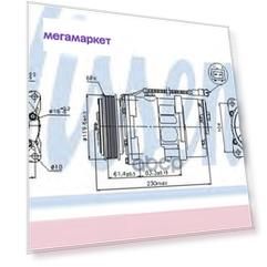 Компрессор кондиционера Nissens 89055