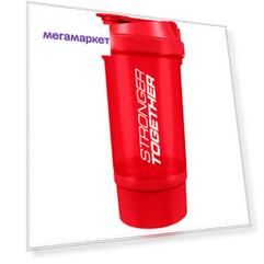 Шейкер Trec Nutrition Stronger Together 500 мл red