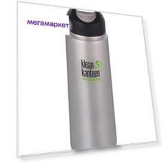 Термос-фляга Klean Kanteen Insulated Wide Loop Cap 0,59 л серебристый