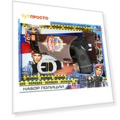 Набор игровой Играем вместе полиция 27,5*20*3,7см звук 295544