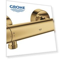 Термостатический смеситель для душа GROHE Grohtherm 1000 Cosmopolitan M, холодный рассвет глянец (34065GL2)