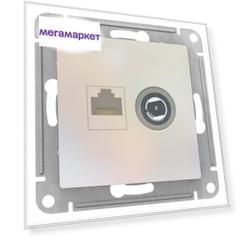 Комбинированная розетка Schneider Electric AtlasDesign ATN000489