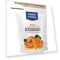 Кешью с медом и кунжутом 130g GOOD FOOD