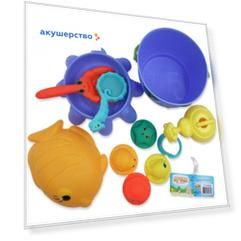 ABtoys Лучик Набор для песка (11 предметов) PT-00686пц