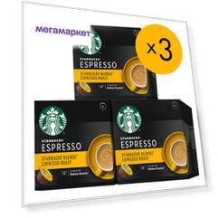 Кофе в капсулах Starbucks Blonde Espresso Roast 12 капсул х 3 шт.