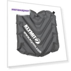 Надувная подушка Klymit V seat 12VSGR01B 35,5x35,5x3,8 см