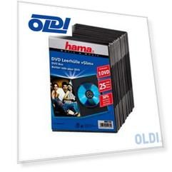 Коробка Hama для DVD Slim 25 шт. пластик черный H-51182