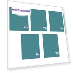 Тетрадь "Голубая ель" (А6, 96л, клетка, скрепка), ТК966148