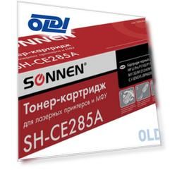 Картридж Sonnen SH-CE285A 1600стр Черный