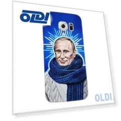 Чехол Deppa Art Case и защитная пленка для Samsung Galaxy S6 edge, Person_Путин звезда,