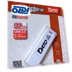 Флешка 32Gb Dato DB8001W-32G USB 2.0 белый