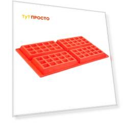Форма для выпечки венские вафли Bradex силикон tk 0212