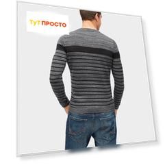 свитер Tom Tailor / муж / 69 % Хлопок, 31 % Вискоза / M
