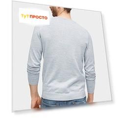 свитер Tom Tailor / муж / artemis grey melange / 60 % Хлопок, 40 % Полиэстер / XXL