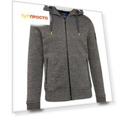 кардиган Tom Tailor / муж / Black Grey White Mouline / 100 % полиэстер / M