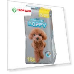 Подгузники для домашних животных Neoomutsu Nappy размер SS на вес 2-4 кг 18 шт